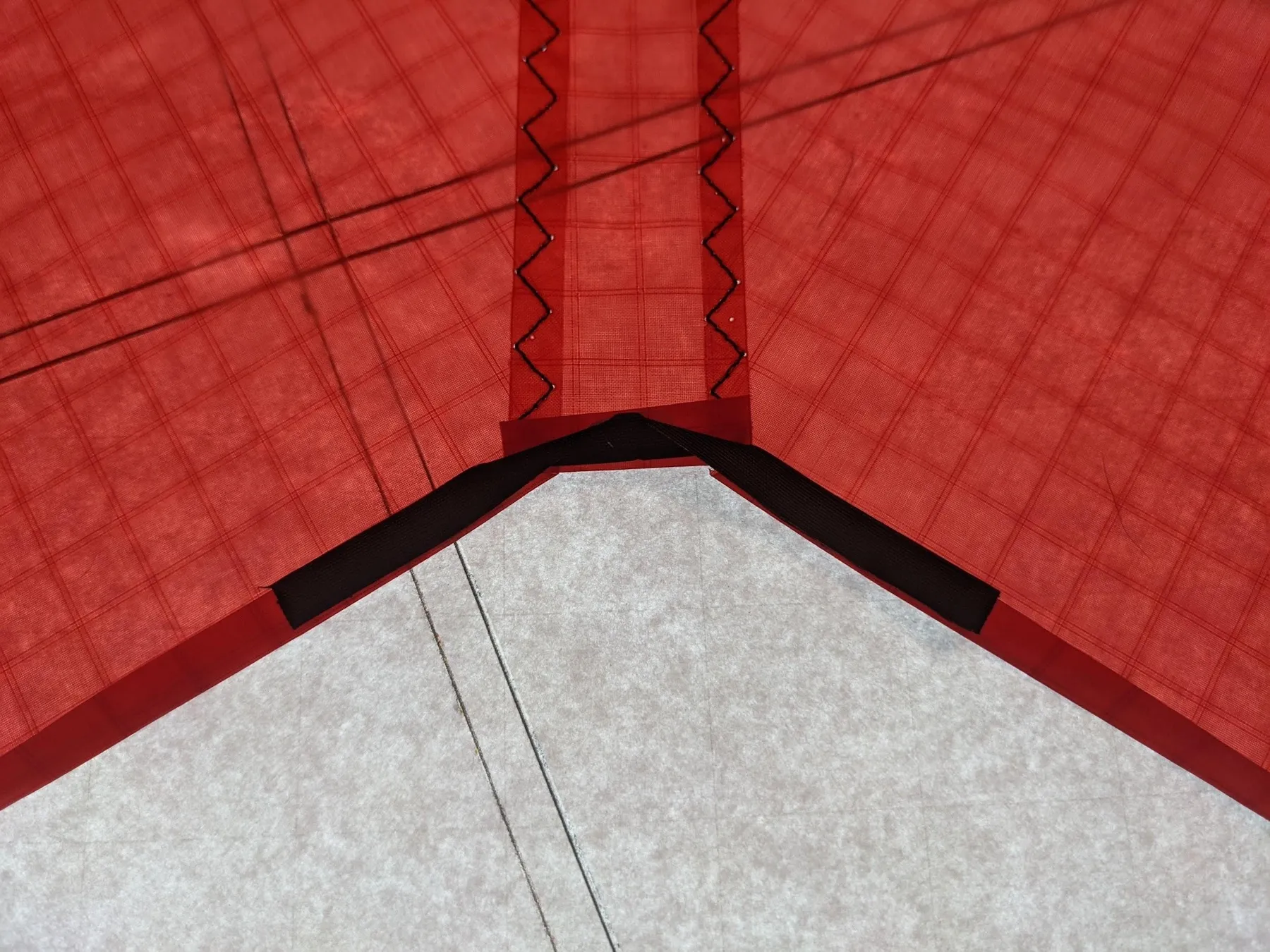 The strip folded on both sides