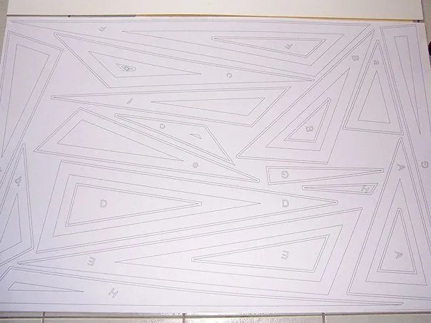 Printing and preparation of laminated sheets (1200 x 800).