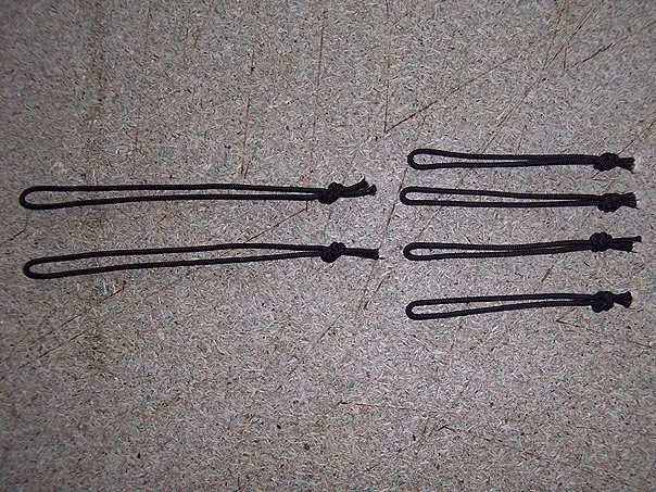 Bridles - Small bridle loops for endcaps.