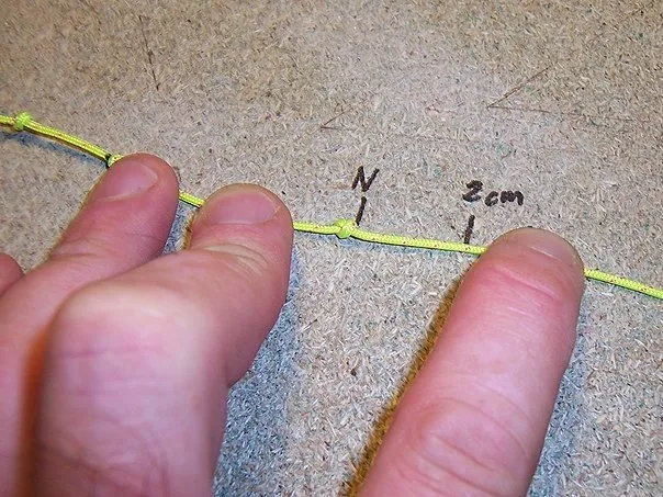 Bridles - Making knot ladders.
