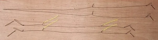 Bridles - Making knot ladders.
