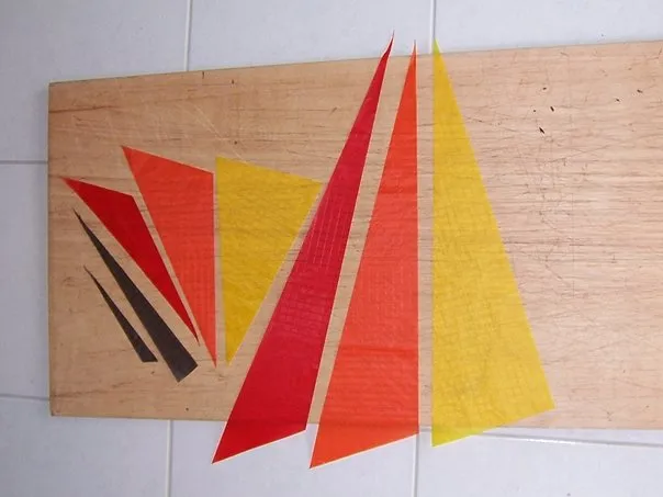 Icarex color scraps.