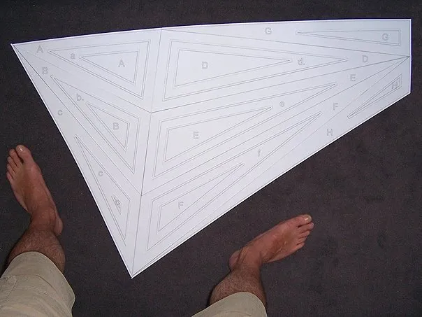 Test assembly of templates.