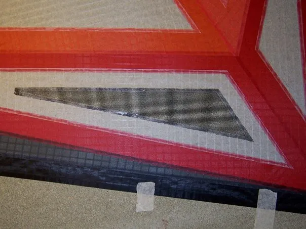 Internal mesh panel.