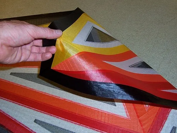 Flipping the wing over to see how it looks "clean side up"...