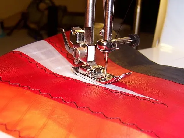 Panelled sewing.
