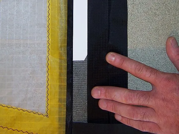 Leading edge - 2nd step. Checking grid width.