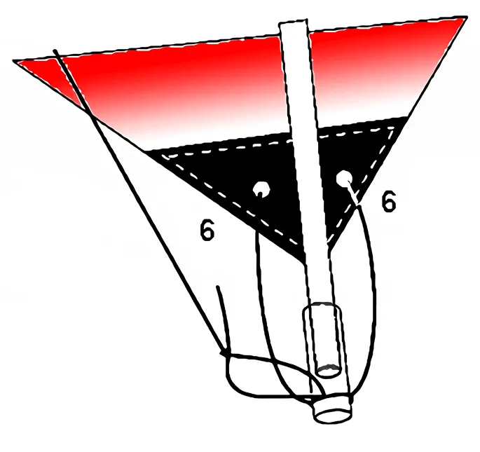 Pointes d'ailes inférieures