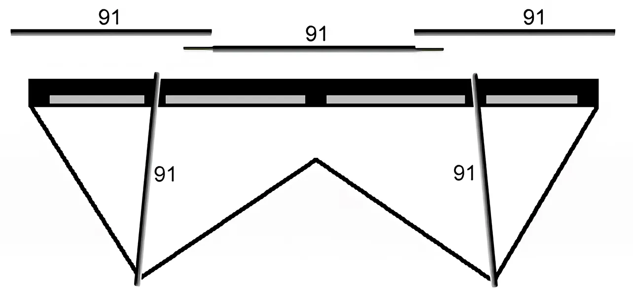 5 barres Ø 8 mm × 91 cm pour le révo 1