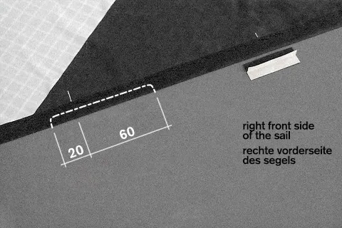 Dimensions de la découpe du bord d’attaque