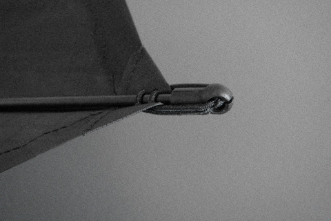 Nose of the kite with jaco rubber piece