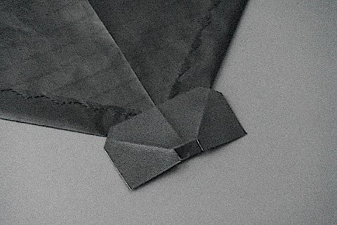 Nose piece sticked to the kite sail